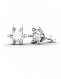 PENDIENTES ORO DIAMANTE 1,00 CT