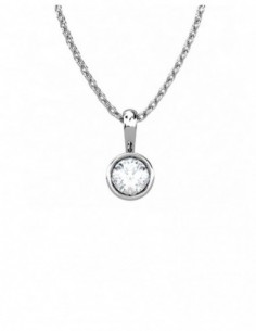 COLGANTE ORO DIAMANTE 0,35 CT