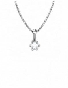 COLGANTE ORO DIAMANTE 0,25 CT