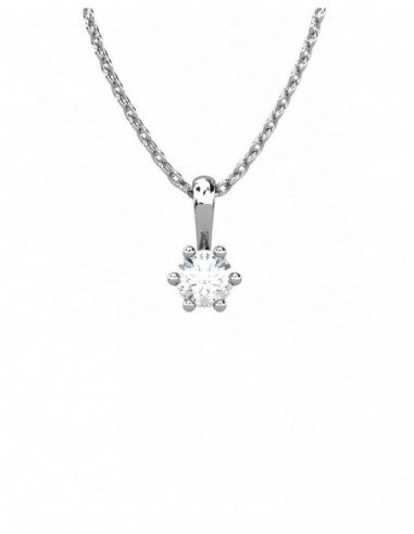COLGANTE ORO DIAMANTE 0,35 CT