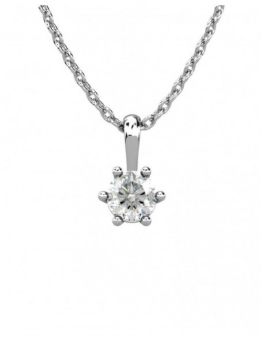 COLGANTE ORO DIAMANTE 0,50 CT