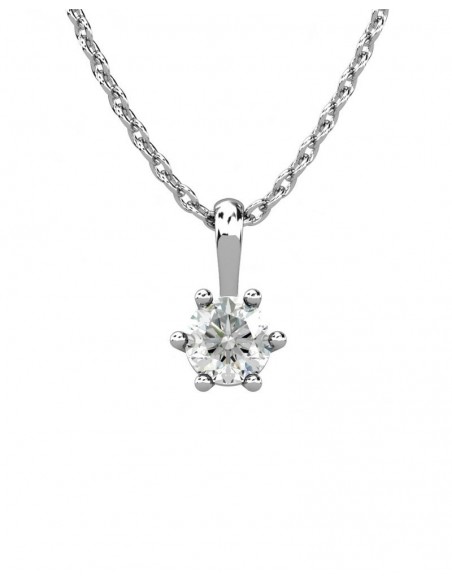 COLGANTE ORO DIAMANTE 0,50 CT